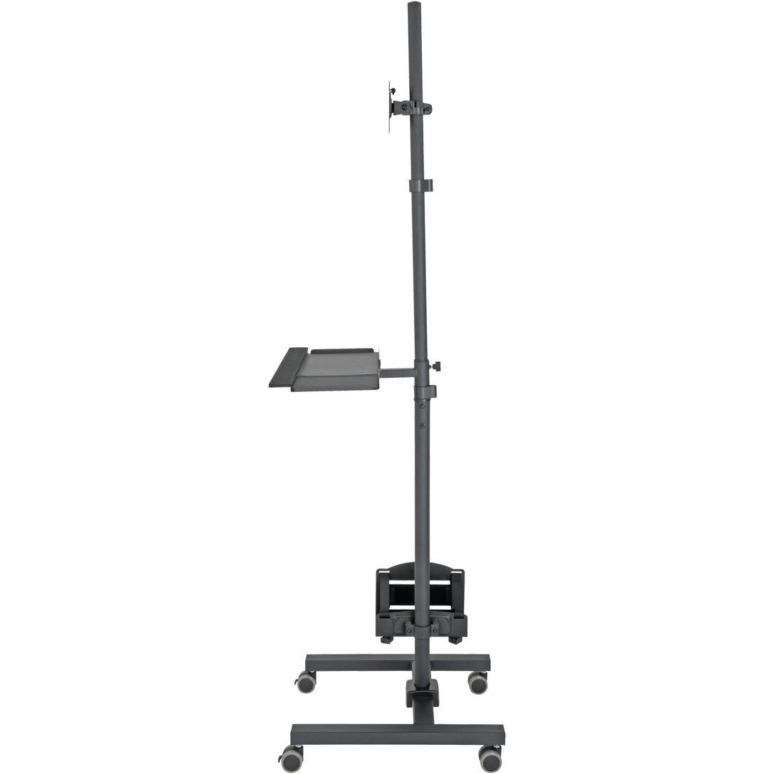 Tripp Lite Mobile Workstation TV Floor Stand Cart Height-Adjustable 17-32in