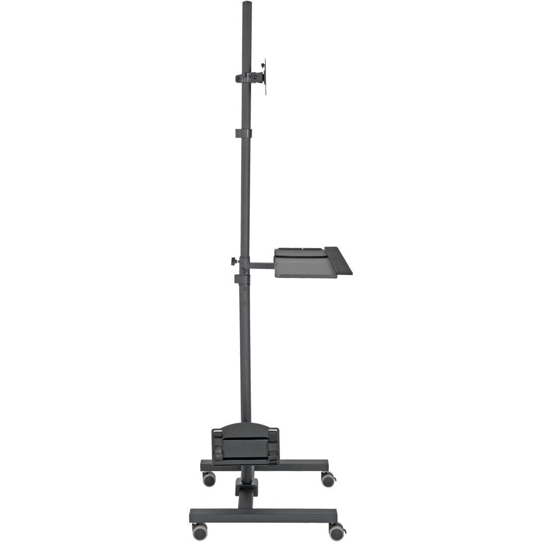 Tripp Lite Mobile Workstation TV Floor Stand Cart Height-Adjustable 17-32in
