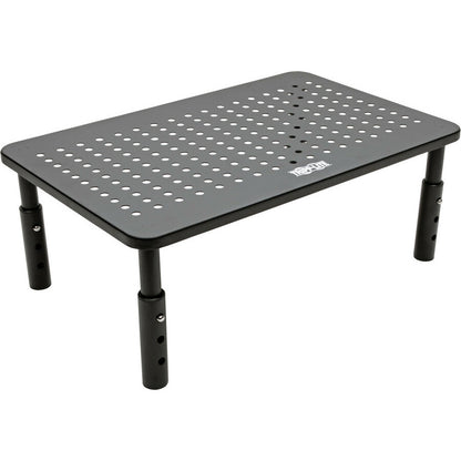 Tripp Lite Monitor Riser Stand Desktop Metal Height Adjustable Black 14 x 9in