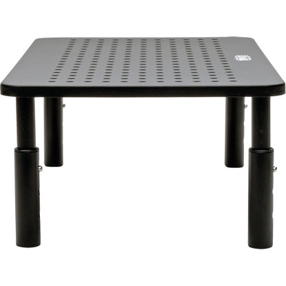 Tripp Lite Monitor Riser Stand Desktop Metal Height Adjustable Black 14 x 9in