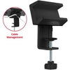 Powerstrip Clamp Holder with Adjustable Bracket - Black