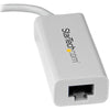 StarTech.com USB-C to Gigabit Ethernet Adapter ? White ? Thunderbolt 3 Port Compatible ? USB Type C Network Adapter