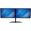 StarTech.com Dual Monitor Stand - Horizontal - For up to 24" VESA Monitors - Black - Adjustable Computer Monitor Stand - Steel & Aluminum