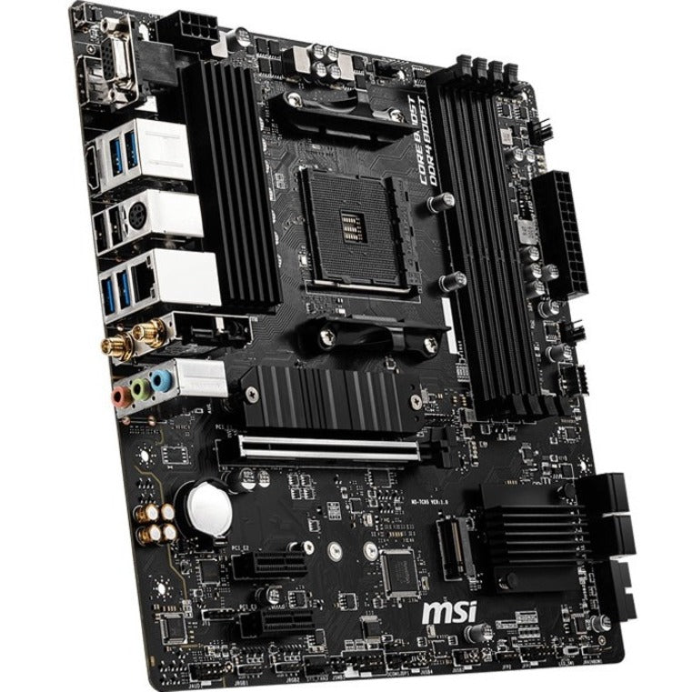 MSI B550M PRO-VDH WIFI Desktop Motherboard - AMD Chipset - Socket AM4 - Micro ATX
