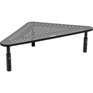 Tripp Lite Monitor Riser Stand Desktop Corner Metal Height Adjustable Black