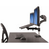 StarTech.com Laptop Monitor Stand - Computer Monitor Stand - Full Motion Articulating - VESA Mount Monitor Desk Mount