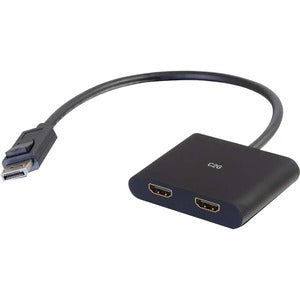 C2G 4K DisplayPort to HDMI Dual Monitor Splitter - DP to HDMI - 4K MST Hub