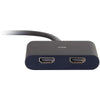 C2G 4K DisplayPort to HDMI Dual Monitor Splitter - DP to HDMI - 4K MST Hub