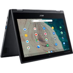 Acer Chromebook Spin 511 R752T R752T-C3M5 11.6" Touchscreen Convertible 2 in 1 Chromebook - HD - 1366 x 768 - Intel Celeron N4020 Dual-core (2 Core) 1.10 GHz - 4 GB RAM - 32 GB Flash Memory - Shale Black