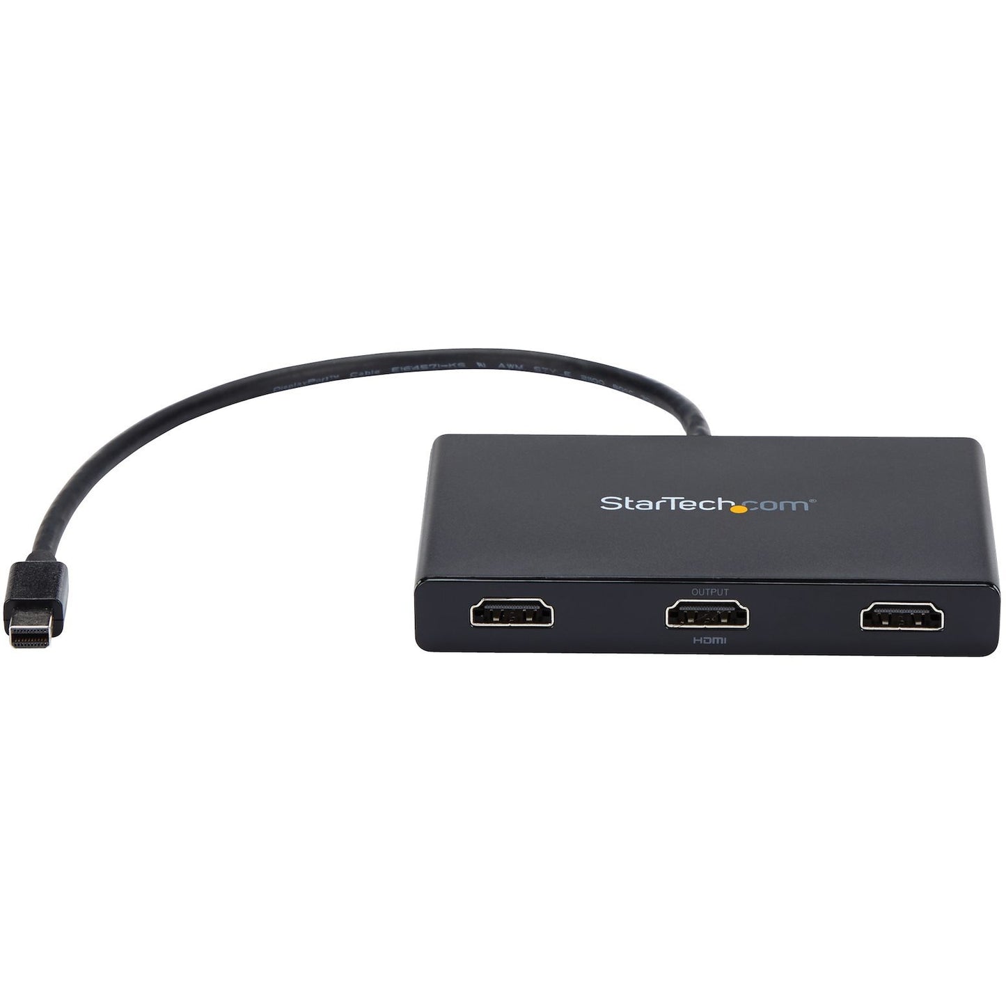 StarTech.com 3-Port Multi Monitor Adapter, Mini DisplayPort to HDMI MST Hub, 3x 1080p, Video Splitter for Extended Desktop Mode, Windows