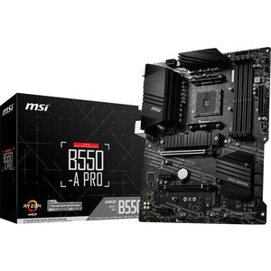 MSI B550-A PRO Desktop Motherboard - AMD Chipset - Socket AM4 - ATX