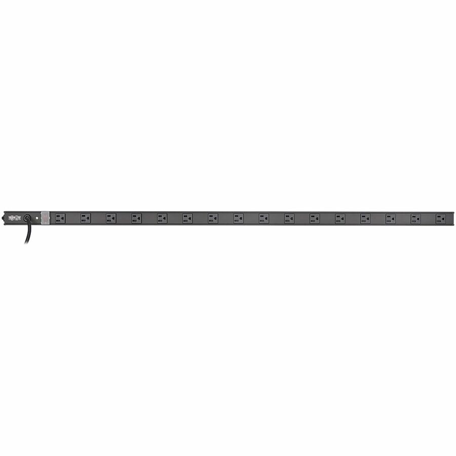 Tripp Lite 16 Outlet Power Strip 5-15R 15' Cord Vertical 5-15P 48" Black