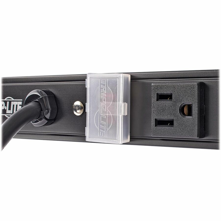 Tripp Lite 16 Outlet Power Strip 5-15R 15' Cord Vertical 5-15P 48" Black