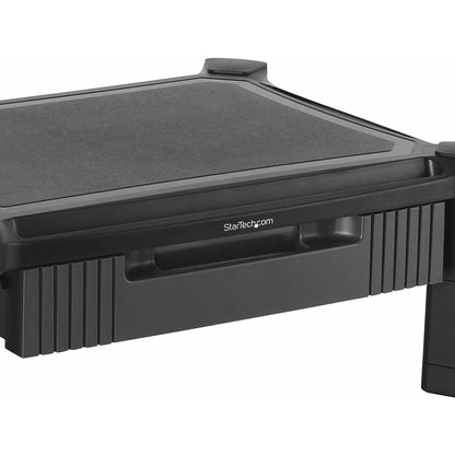 StarTech.com Adjustable Monitor Riser - Drawer - Monitors up to 32"- Adjustable Height - Monitor Stand - Computer Monitor Riser