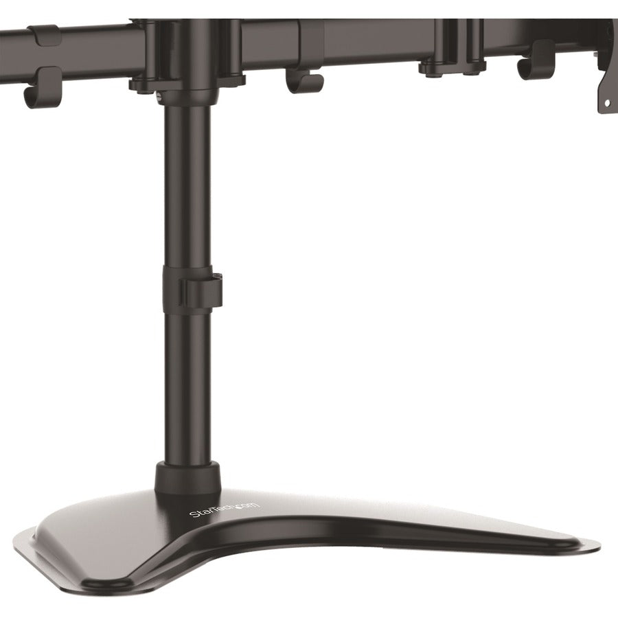 StarTech.com Quad Monitor Stand - Crossbar - Steel - Monitors up to 27"- Vesa Monitor - Computer Monitor Stand - Monitor Arm
