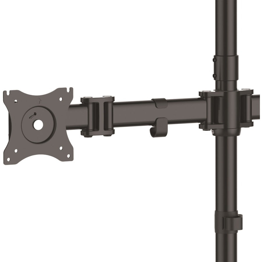 StarTech.com Quad Monitor Stand - Crossbar - Steel - Monitors up to 27"- Vesa Monitor - Computer Monitor Stand - Monitor Arm