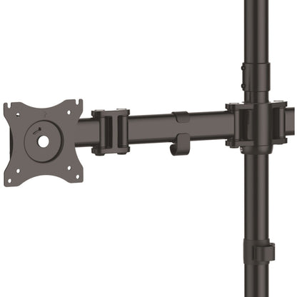StarTech.com Quad Monitor Stand - Crossbar - Steel - Monitors up to 27"- Vesa Monitor - Computer Monitor Stand - Monitor Arm