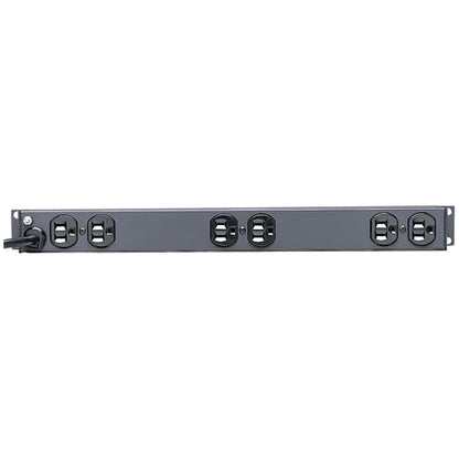 Tripp Lite Power Strip Rackmount Metal 120V 5-15R 12 Outlet 15' Cord 1URM