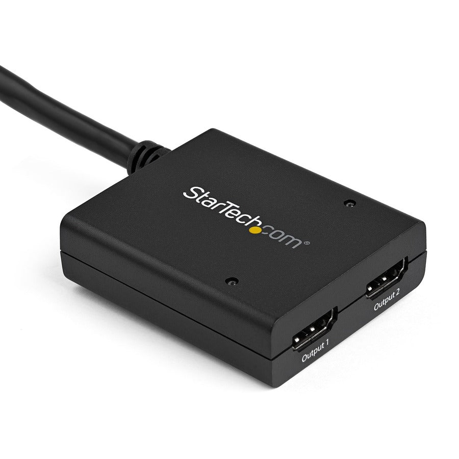 StarTech.com HDMI Splitter 1 In 2 Out - 4k 30Hz - 2 Port - Supports 3D  video - Powered HDMI Splitter - HDMI Audio Splitter