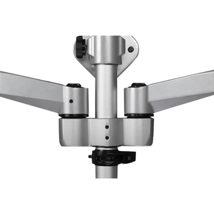 StarTech.com Wall Mount Workstation - Foldable Ergonomic Standing Desk - Height Adjustable 34" VESA Monitor Arm/Padded Keyboard/Mouse Tray