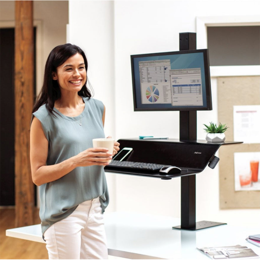 Fellowes Lotus&trade; VE Sit-Stand Workstation - Single