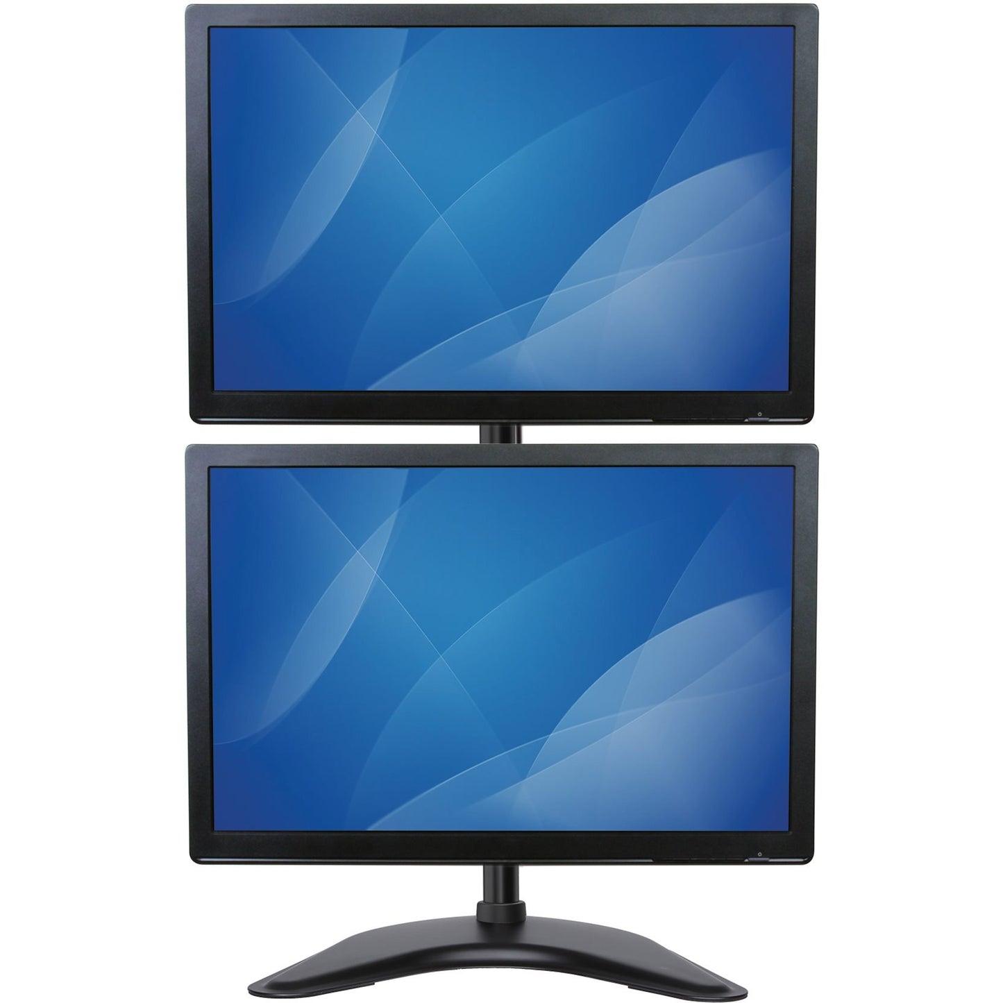 StarTech.com Vertical Dual Monitor Stand - Heavy Duty Steel - Monitors up to 27" - Vesa Monitor - Computer Monitor Stand
