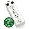 Tripp Lite Safe-IT Power Strip Medical Hospital Grade Antimicrobial UL1363A 4 Outlet 15A 7ft Cord