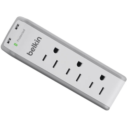 Belkin 3-Outlet Mini Surge Protector with USB Ports (2.1 AMP)