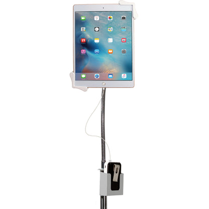 CTA Digital Heavy-Duty Gooseneck Floor Stand for 7-13 Inch Tablets