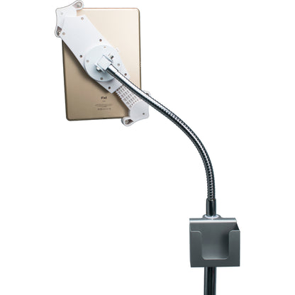CTA Digital Heavy-Duty Gooseneck Floor Stand for 7-13 Inch Tablets