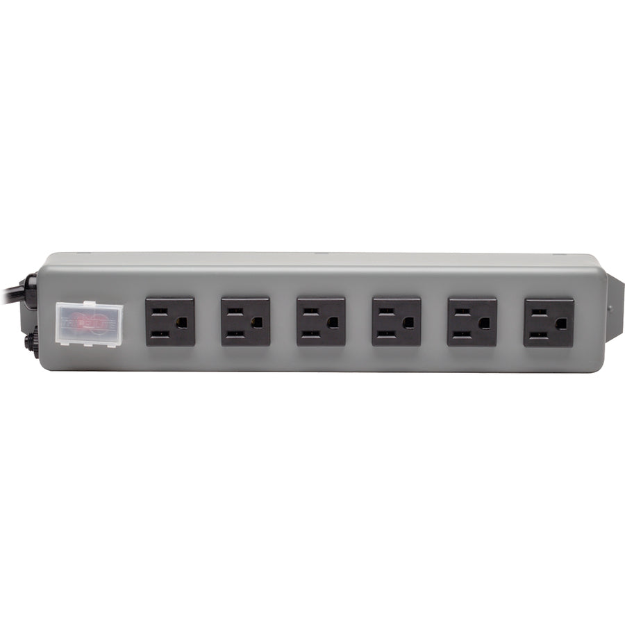 Tripp Lite Waber Power Strip Metal 5-15R 6 Outlet 5-15P 6' Cord