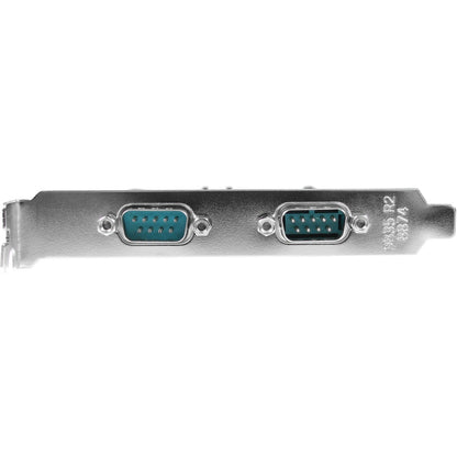 StarTech.com 2 Port PCIe Serial Adapter Card with 16550