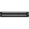 Tripp Lite 48-Port Cat6 Cat5 Patch Panel Rackmount 110 Punch Down RJ45 Ethernet 1URM 568B