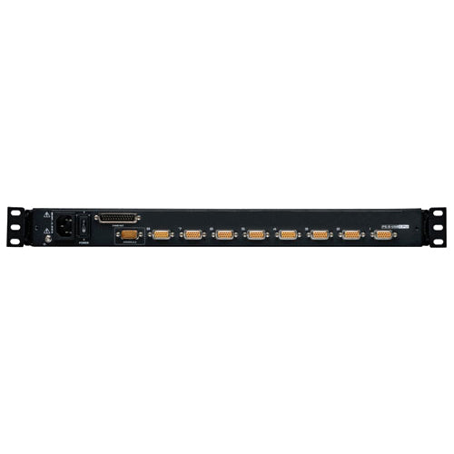 Tripp Lite 8-Port Rack Console KVM Switch w/19" LCD & 8 PS2/USB Cables 1U