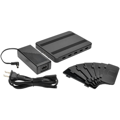 Tripp Lite 5-Port USB Fast Charging Station Hub/ Device Organizer 12V4A 48W