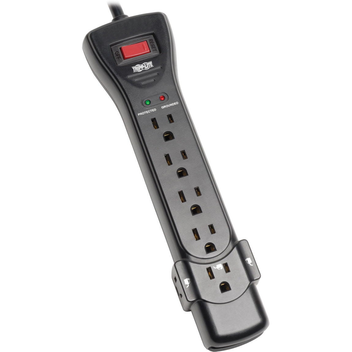 Tripp Lite Surge Protector Power Strip 120V 7 Outlet 7' Cord 2160 Joules Black