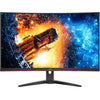 AOC C32G2E 31.5" Full HD Curved Screen WLED Gaming LCD Monitor - 16:10 - Red, Black