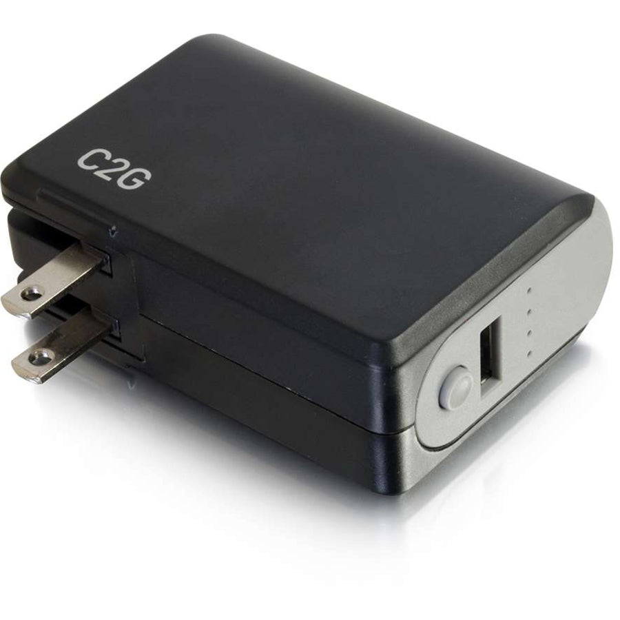 C2G 1-Port USB Wall Charger - AC to USB Adapter with Power Bank, 5V 1A Output