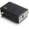 C2G 1-Port USB Wall Charger - AC to USB Adapter with Power Bank, 5V 1A Output