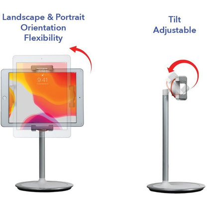 CTA Digital Height-Adjustable Desktop Tablet Stand