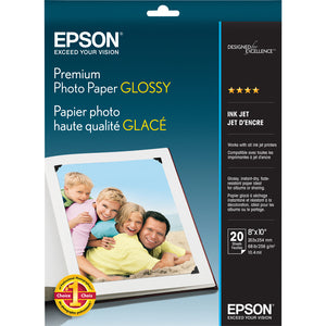 Epson Premium Inkjet Photo Paper - White