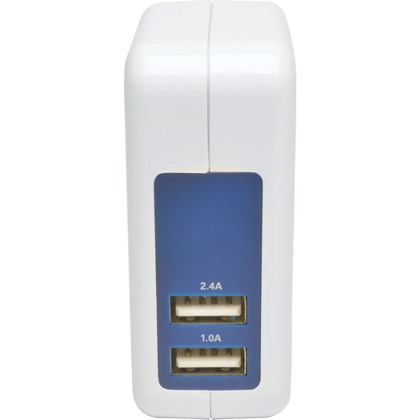 Tripp Lite Dual Port USB Tablet Phone Wall Travel Charger 5V / 1.0/2.4A