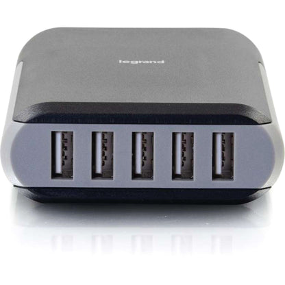 C2G 5-Port USB Wall Charger - AC to USB Adapter, 5V 8A Output