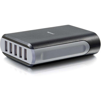C2G 5-Port USB Wall Charger - AC to USB Adapter, 5V 8A Output