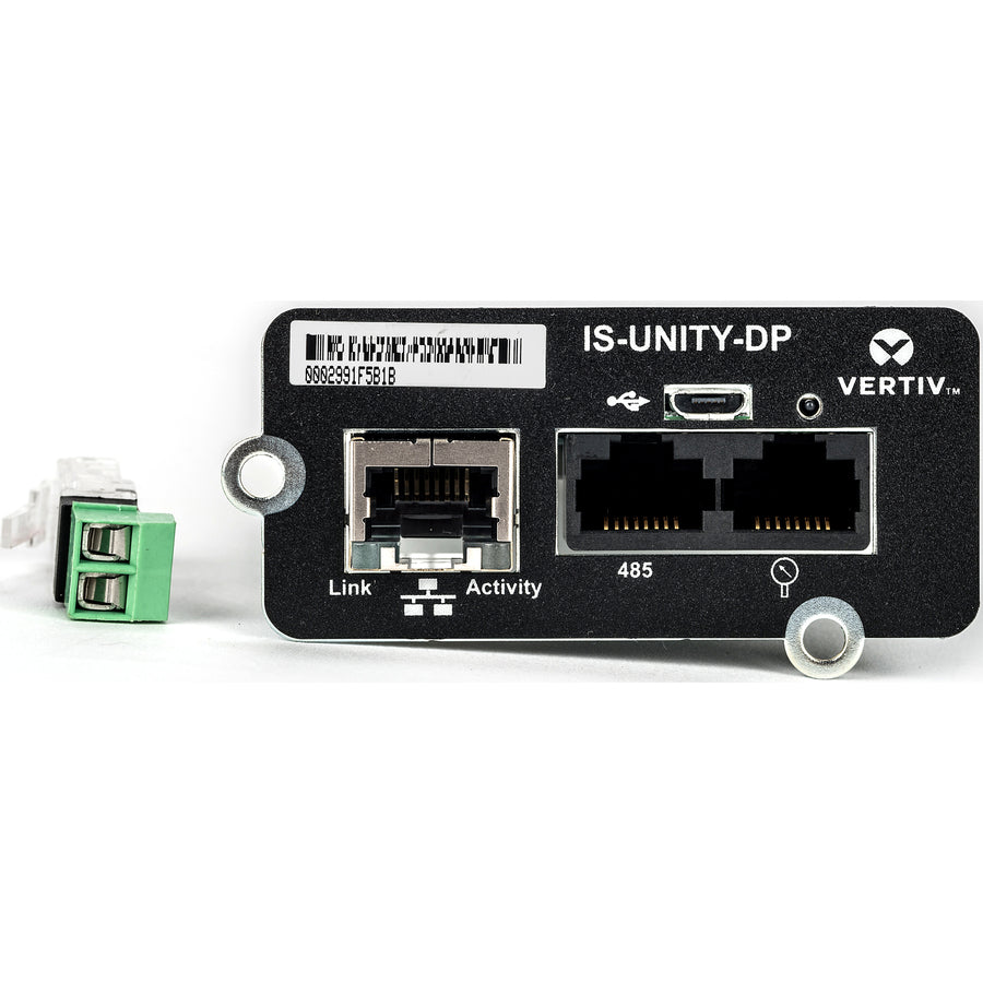 Vertiv Liebert IntelliSlot Unity-DP-Network Card - Remote Monitoring|Dual Protocol