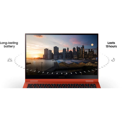 Samsung Galaxy Chromebook 2 XE530QDA-KA2US 13.3" Touchscreen 2 in 1 Chromebook - Full HD - 1920 x 1080 - Intel Celeron 5205U 1.90 GHz - 4 GB RAM - Fiesta Red