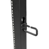 StarTech.com 25U Adjustable Depth Open Frame 4 Post Server Rack w/ Casters / Levelers and Cable Management Hooks