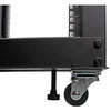 StarTech.com 25U Adjustable Depth Open Frame 4 Post Server Rack w/ Casters / Levelers and Cable Management Hooks