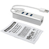 Tripp Lite USB 3.0 SuperSpeed to Gigabit Ethernet NIC Network Adapter w/ 3 Port USB Hub