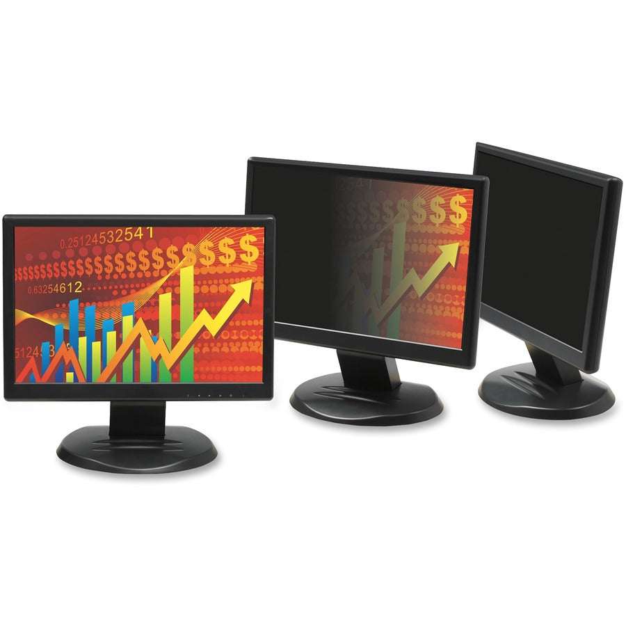 3M Privacy Filter for 19 in Monitors 16:10 PF190W1B Black, Glossy, Matte